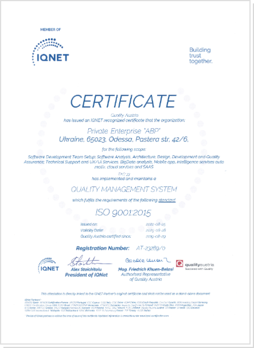 certificat-one